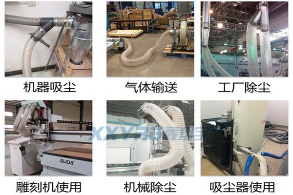 PVC木工雕刻機(jī)吸塵(chén)軟管 PVC木工(gōng)雕刻(kè)機吸塵軟管