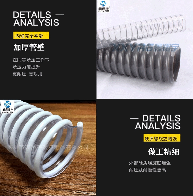 PVC塑筋增強軟管 PVC塑(sù)筋增強軟管