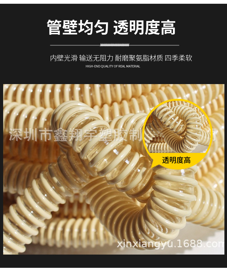 pu塑筋增強軟管 pu塑(sù)筋增強軟管